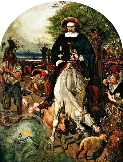 Cromwell on his Farm Ford Madox Brown